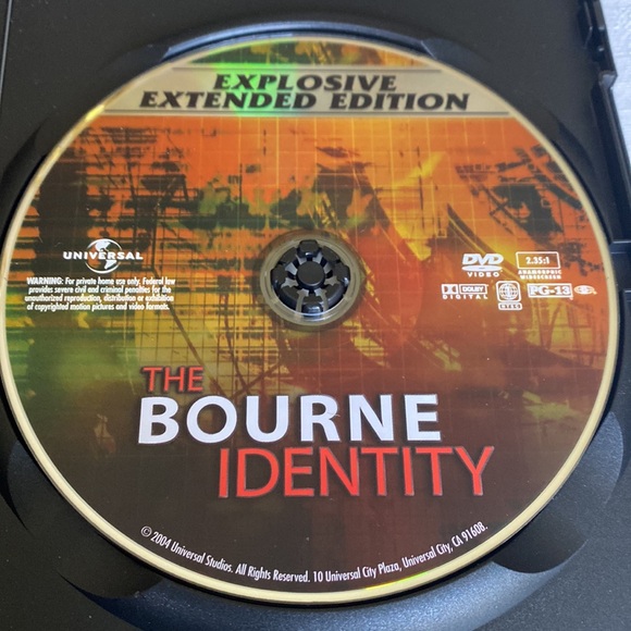 🎬PRICING🎬 The Bourne Identity DVD Widescreen Edition - Picture 5 of 6